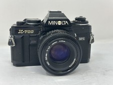 Minolta X-700 35mm SLR Film Camera W/50mm F1.7 Manual Focus Lens