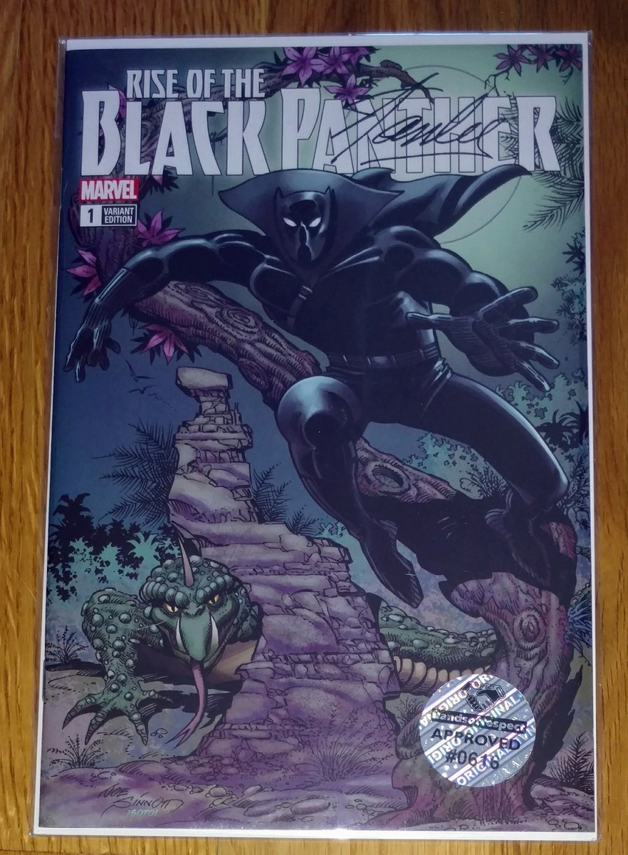 STAN LEE SOLVENT DNA INK Rise of Black Panther 1 Controversial