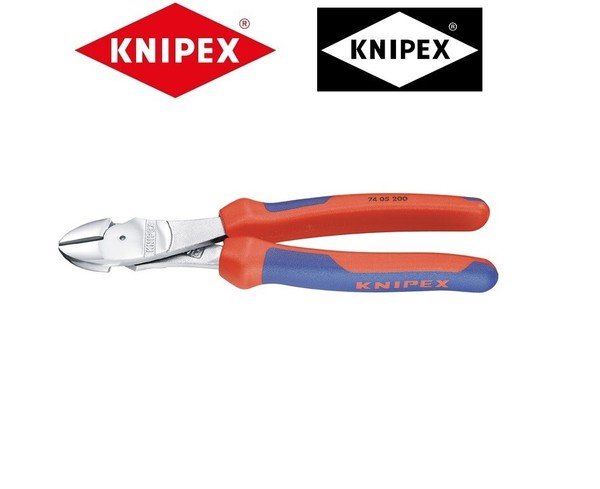 Knipex 74 05 180 Kraftseitenschneider 180Mm Form 0 Mit Mehrkomponenten-HüLlen-image