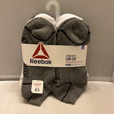 Reebok Boys Low Cut Socks Shoe Size L 4-10