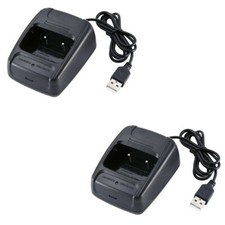 Cargador USB de batería 2X BL-1 para radio bidireccional Walkie Talkie 888s BaoFeng BF-888S