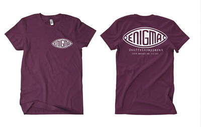 Enigma T-Shirt Burgund FB Rotor Schlüsselmaschine Nachrichtenverkehr U-Boot Logo