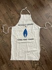 Vintage Naturally Cooking Is Going First Class Full Bib Apron Pocket Nat Gas