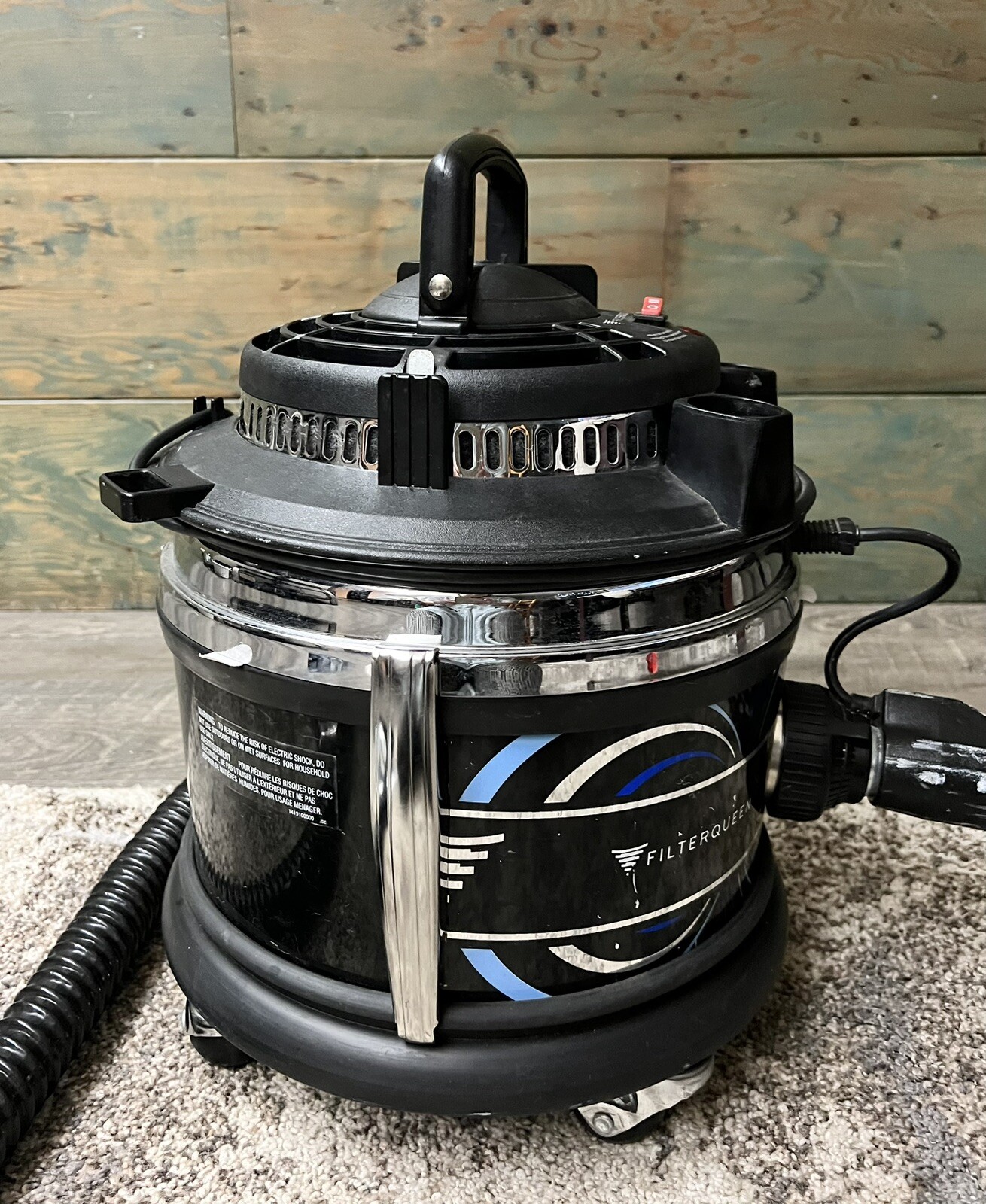 Filter Queen Majestic 360 Vacuum Cleaner Model AT 1100 Canister, Dolly