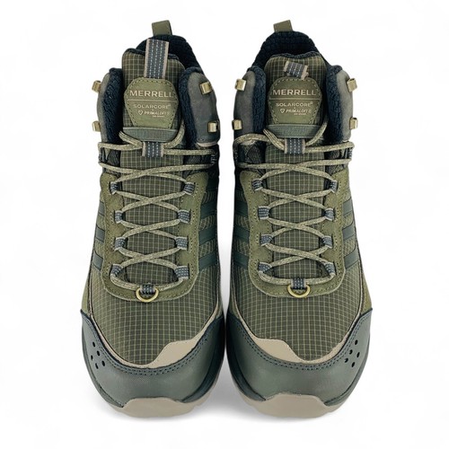Merrell Moab Speed 2 Thermo Mid Waterproof Olive Army Green Men's Boots J038413 - Picture 4 of 14