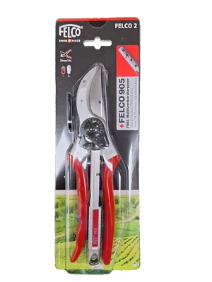 FELCO 2 FORBICE ORIGINALE POTATURE PROFESSIONALE + Affilatore Felco 905