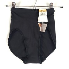 Vintage Bali Panties 7 Large The Perfect Panty Full-Cut Brief Black NWT