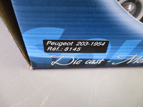 AX286 SOLIDO PRESTIGE 1/18 1:18 PEUGEOT 203 1954 REF 8145 NOIRE - Imagen 3 de 14