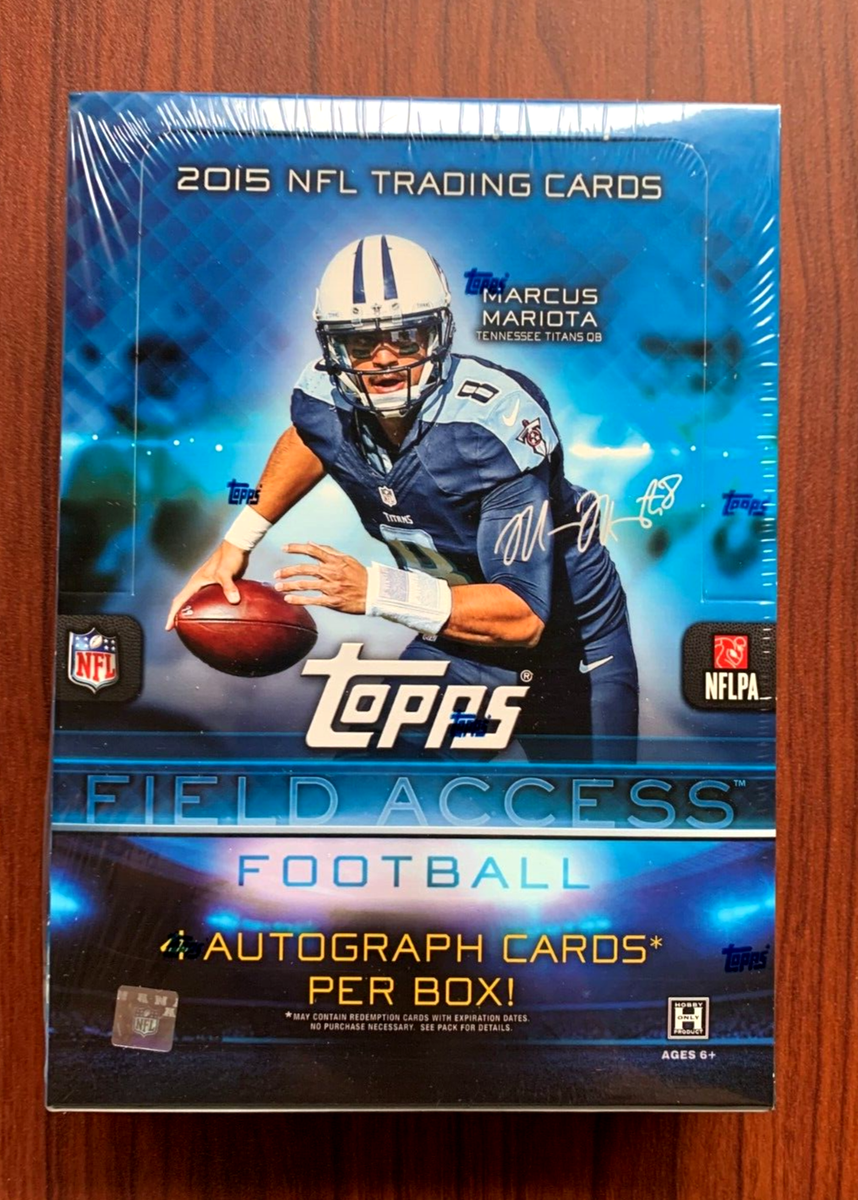 2015 Topps Field Access Football Trading Card HOBBY Box - Factory