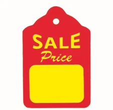1000 Pcs. Sale Price  Clothing Price Label Hanger Tag Tagger  Labels
