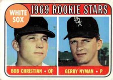 1969 Topps White Sox Rookie Stars (Bob Christian / Gerry Nyman) #173
