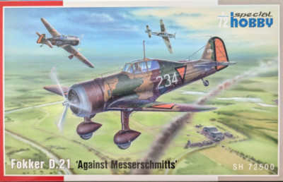 Special Hobby SH72500 - 1:72  Fokker D.21 ''Against Messerschmitts''
