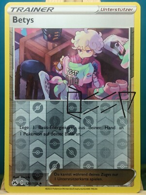 POKEMON - Zenit der Könige - Betys - 124/159 REVERSE HOLO - deutsch