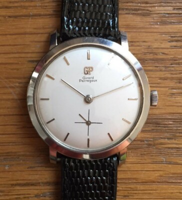 Reloj de pulsera acero GIRARD PERREGAUX, años 50, FUNCIONANDO.