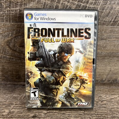 #ad #ad PC VIDEO GAME: Frontlines: Fuel of War 2008 THQ Very Good Free Shipping $9.99
