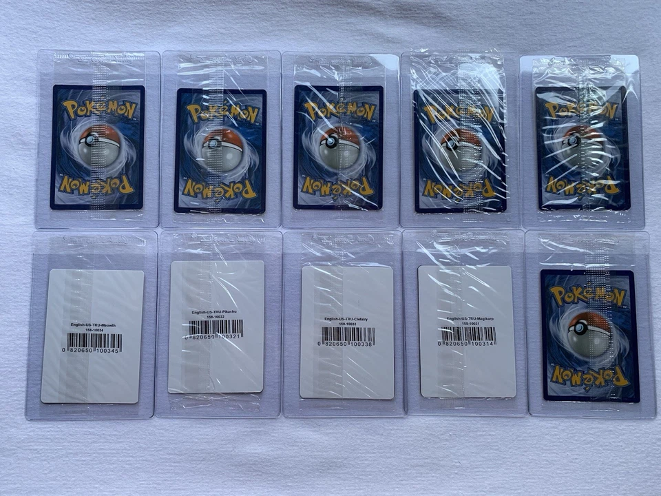 2016 POKEMON XY EVOLUTIONS TOYS R US SELADO PROMO HOLO CONJUNTO DE 10 CARTÕES - Imagem 2 de 4