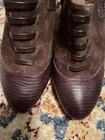 Aerosoles Wing Tip Booties Brown Suede Women's  SZ 7M