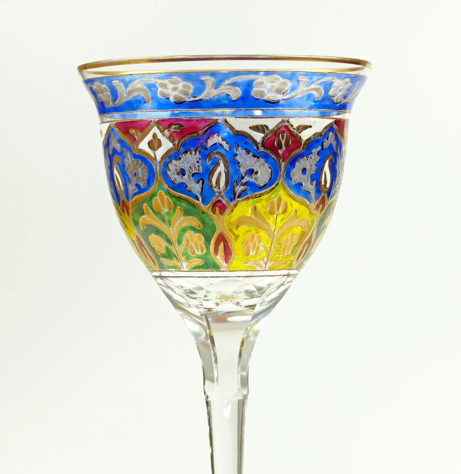 Stängelglas Römer Jodhpur Fritz Heckert um 1900 Jugendstil Weinglas S2 - Bild 3 von 4