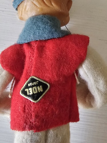 Vintage Pixie Elf Ornament Japan Felt - Picture 2 of 2