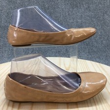 Lucky Brand Shoes Womens 8M Erin Ballet Flats Comfort Brown Faux Leather Slip On