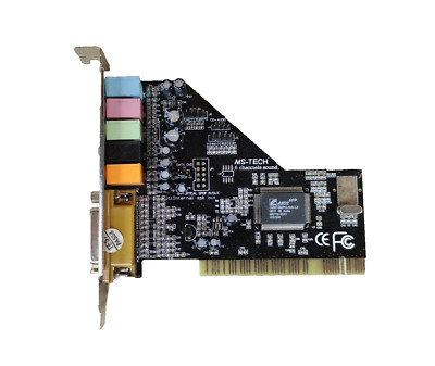 Soundkarte PCI MS-Tech 6-ch Audio MSTECH Soundcard 5.1