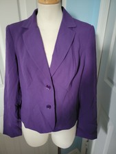 Together Purple Jacket Cut Out Back Nwt