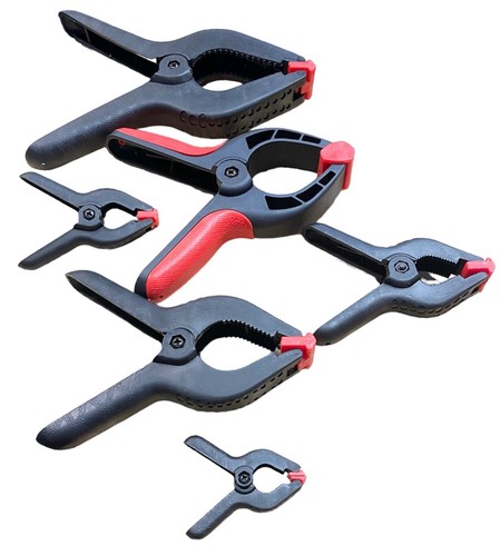 Heavy Duty Spring Clamps Nylon Plastic Quick Grips Clips Grip 2” 3” 4 ...