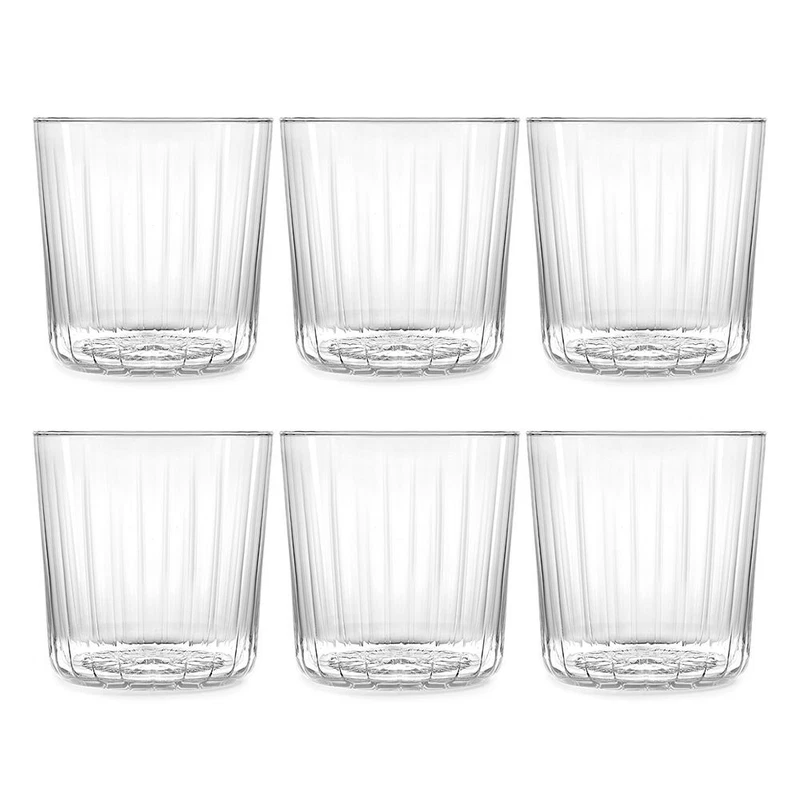 Bicchieri Acqua Trasparente Servizio per 6 Persone TOGNANA Tavola Pranzo NUOVO, fotografia 8 di 8