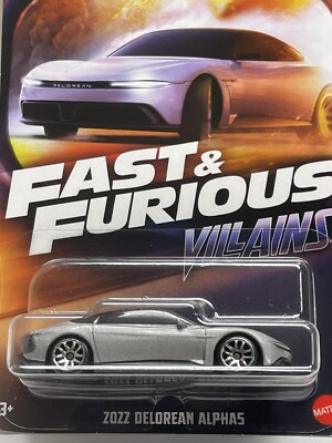 deloreanです。 2024 HOT WHEELS FAST & FURIOUS VILLAINS SILVER SERIES Z0ZZ