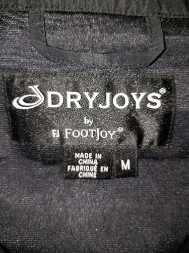 Mens FootJoys DryJoys Short Sleeve 1/4 Zip Windbreaker Weather Pullover Size M - Picture 4 of 7