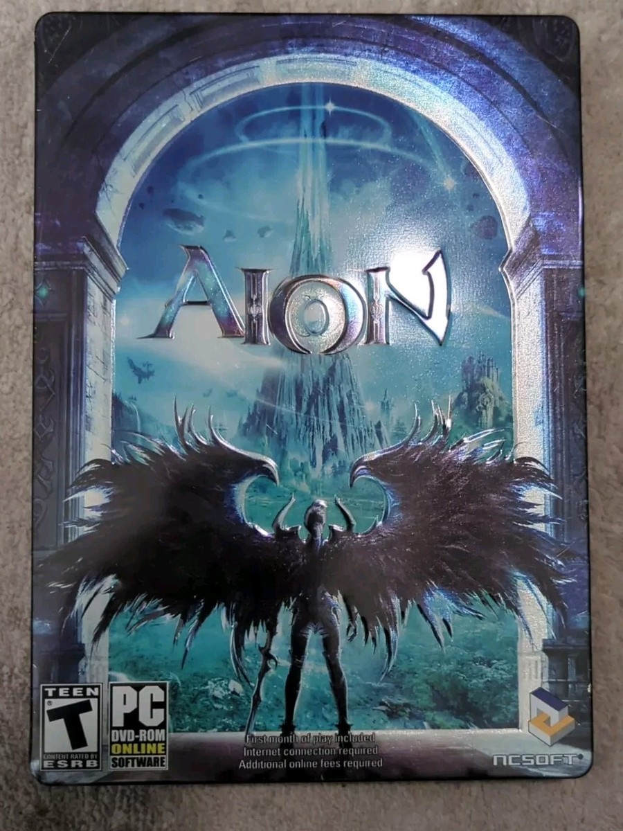 Aion Online PC Computer Video Game Set Collector's Tin Edition