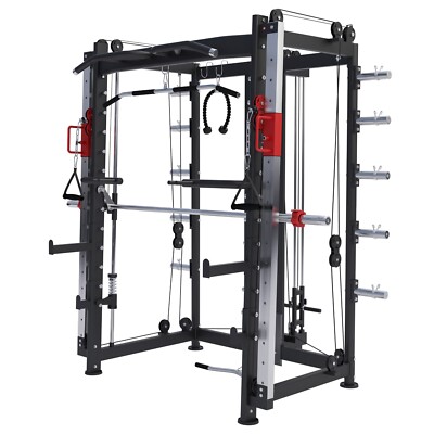 GORILLA SPORTS  Smith Machine Power Rack Multipresse Kraftstation Fitnessstation