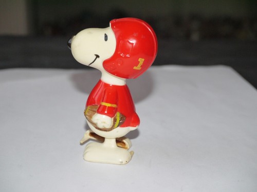 FIGURINE SÉRIE TV CINÉMA SNOOPY RUGBYMAN JOUET WIND-UP - Picture 2 of 2