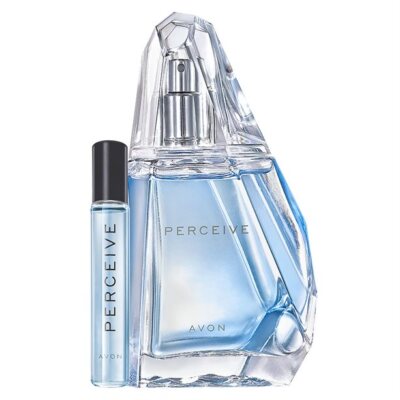 AVON Perceive GESCHENKSET Eau de Parfum Spray (100ml!!!) + Taschenspray