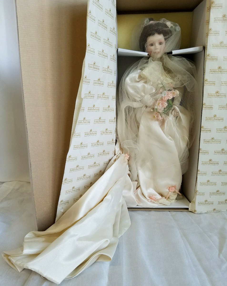 New Very Rare Collectable Elizabeth 1900 Wedding Dress Ashton Drake Doll 21