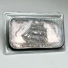1 oz .999 Silver Vintage Art Bar - 1797 Old Ironsides
