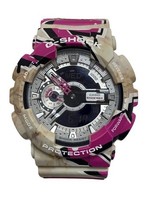 Casio G-Shock Quartz Digital Watch Rubber White Used