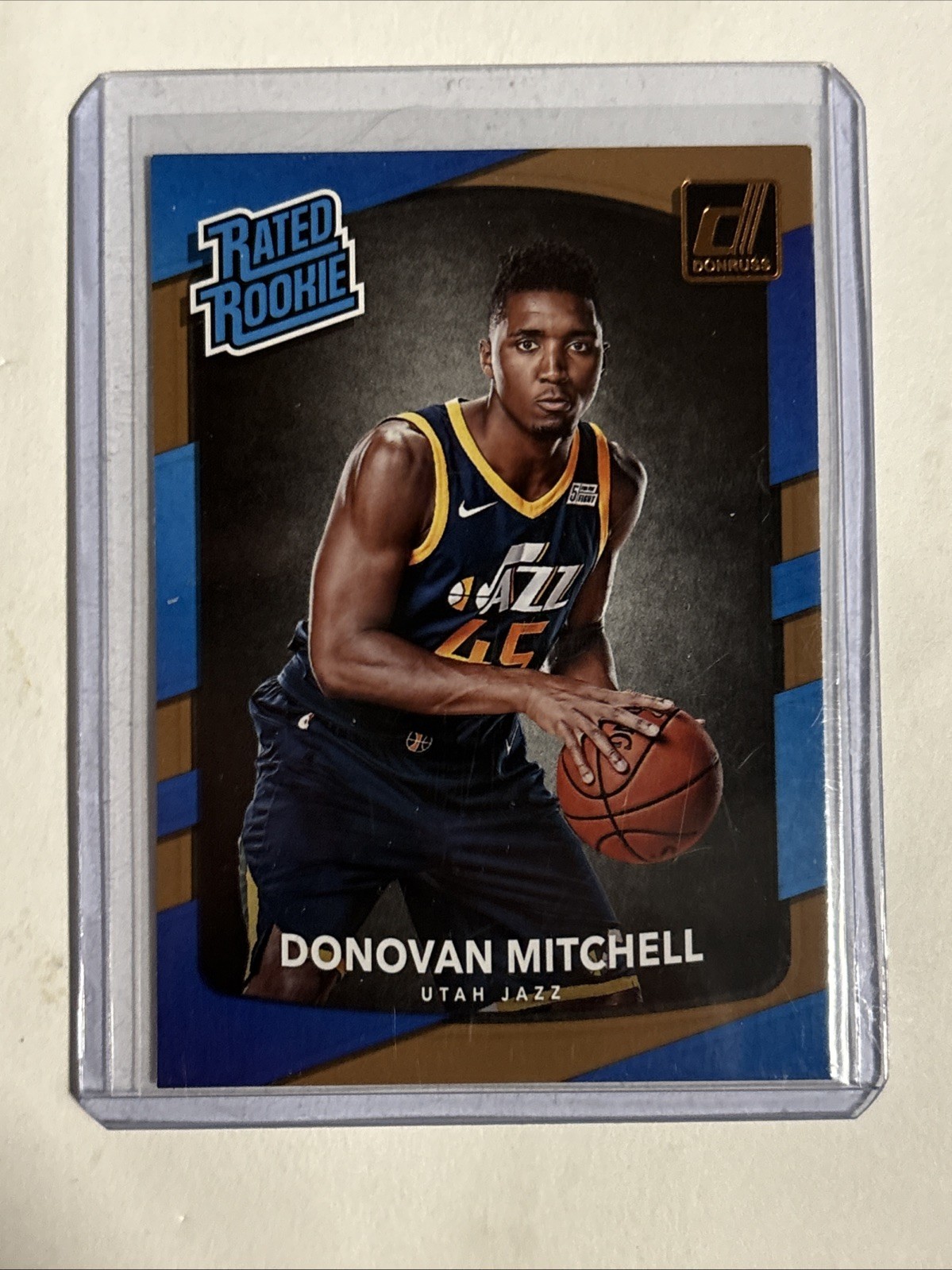 2017-18 Panini Donruss DONOVAN MITCHELL Rated Rookie RC #188 Jazz Cavaliers