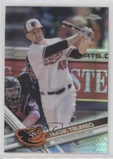 2017 Topps Chrome Prism Refractor Mark Trumbo #23 0w8