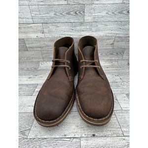 Clarks‎ Desert Boots Mens 9.5M Brown Leather Originals Chukka Crepe Sole 62905 Clarks Desert Boots Mens 9.5M Brown Leather Originals Chukka  main image 4