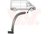 VAN Wezel Modanatura Schutz- & Zierleiste Parafango 1651402 FüR Peugeot Fiat