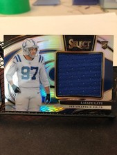 LAIATU LATU 2024 PANINI SELECT RC TRI COLOR PRIZM PARALLEL PATCH 084/149 JRS-LLU