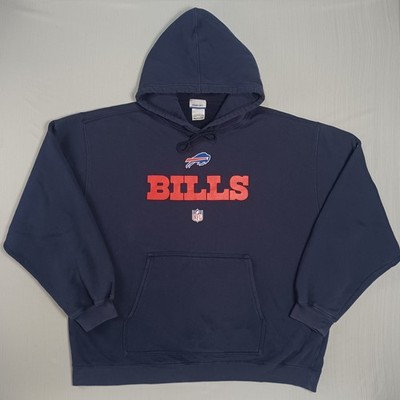 Reebok Buffalo Bills Hoodie Sweatshirt Mens XL Blue Mafia NFL