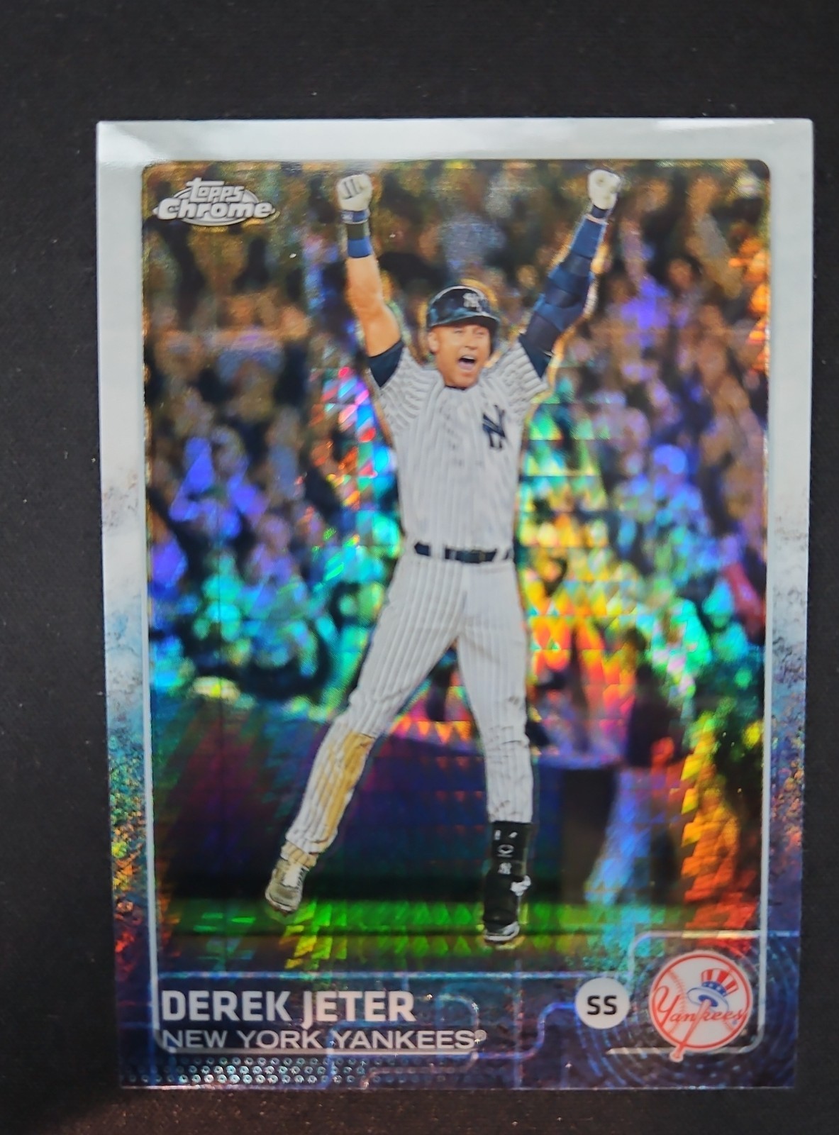 2015 Topps Chrome - Derek Jeter #1 Prism Refractor