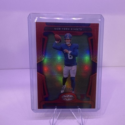 Panini 2025 Certified Rookies Jaxson Dart Giants RC #150 Mirror Orange  /150