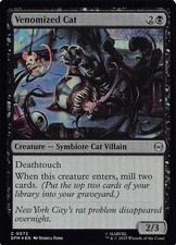 MTG Venomized Cat C Marvel's Spider-Man 72 Foil NM