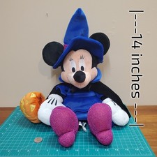 Disney Store Minnie Mouse Soft Plush Witch Costume Halloween Edition Sparkly Sho