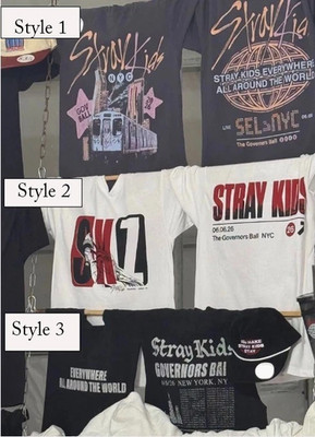 HOT!!! Stray Kids Governors Ball T-Shirt 2026