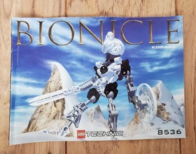 LEGO Bionicle Toa Kopaka Set 8536 Complete - No Canister