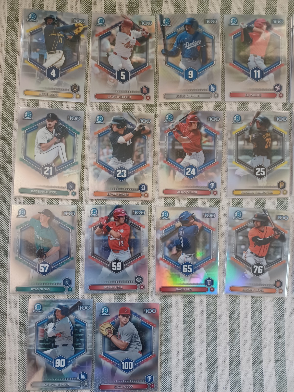 Massive 2026 Bowman Baseball Lot (371)! 1st BOWMAN CHROMES, Refractors, #/,... view 6